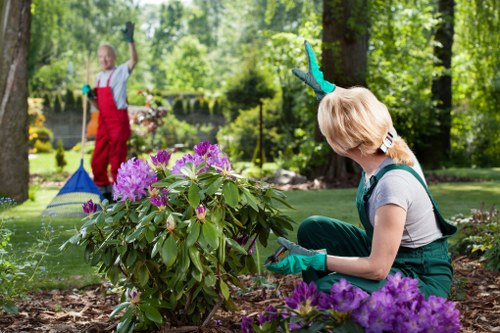 Handling a customer concern within a gardening service policy