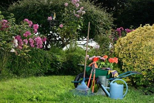 Recyclable garden materials prepared for charity donation